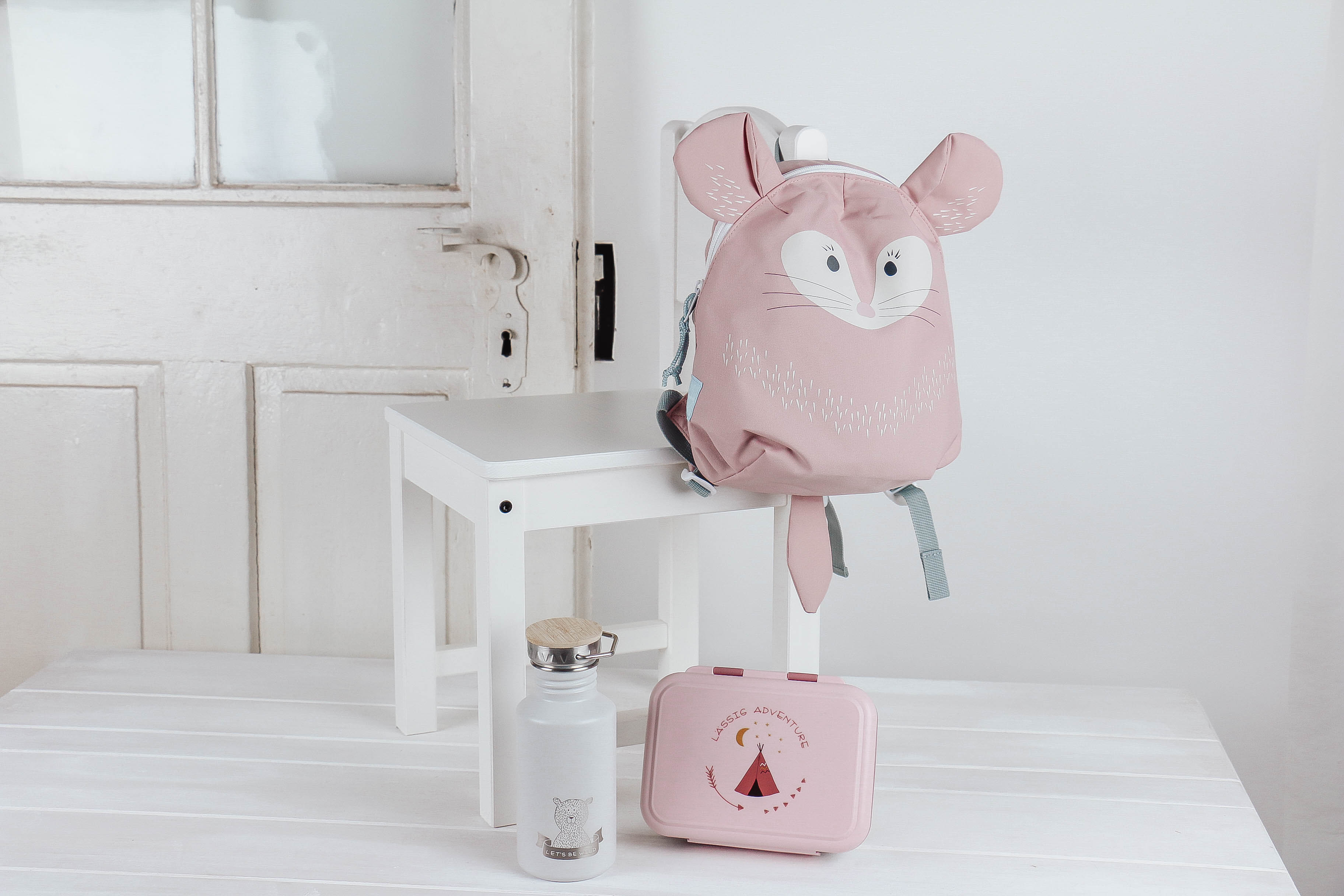 Kinderrucksack Chinchilla rosa