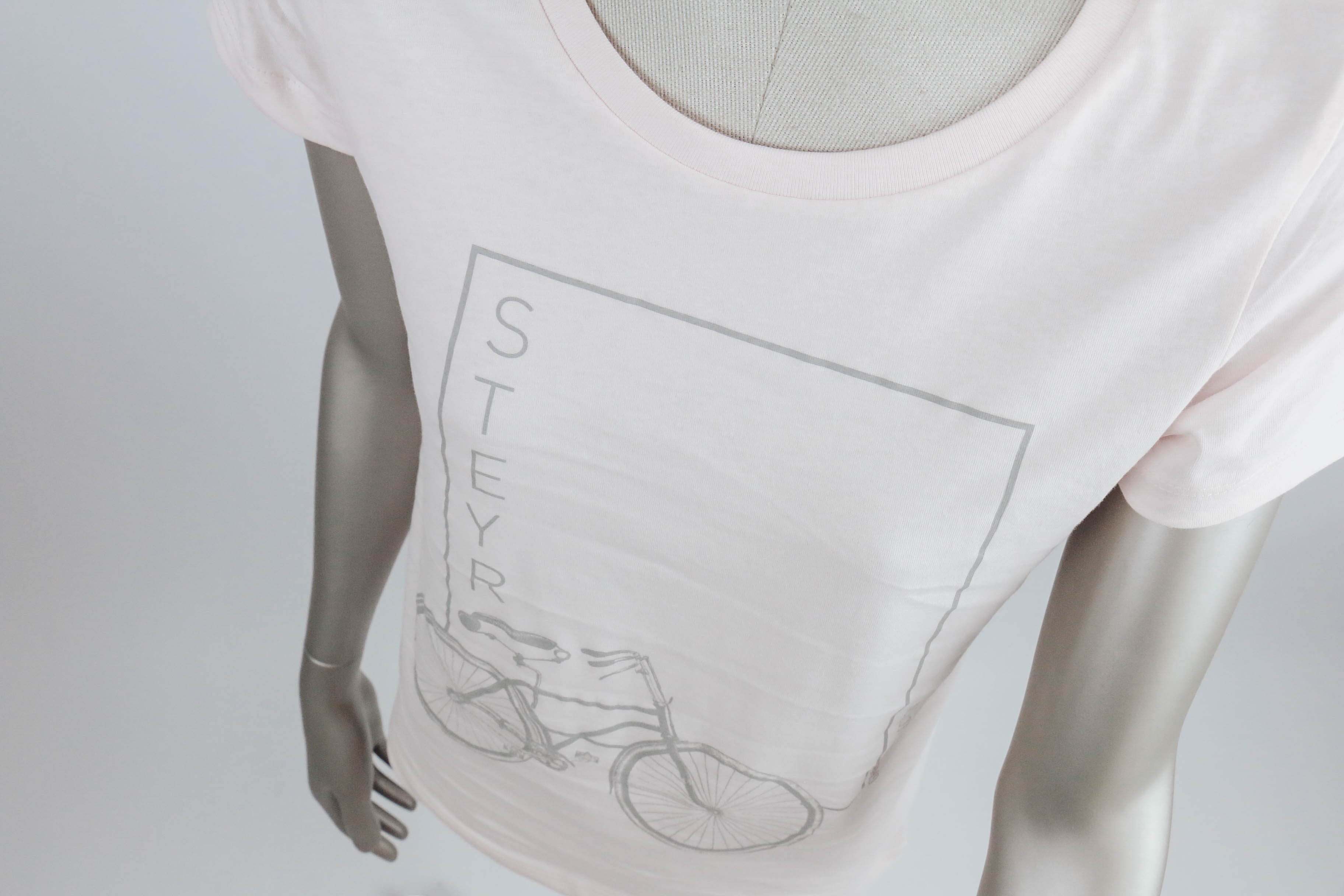 Damen T-Shirt *Steyr Fahrrad* rosa